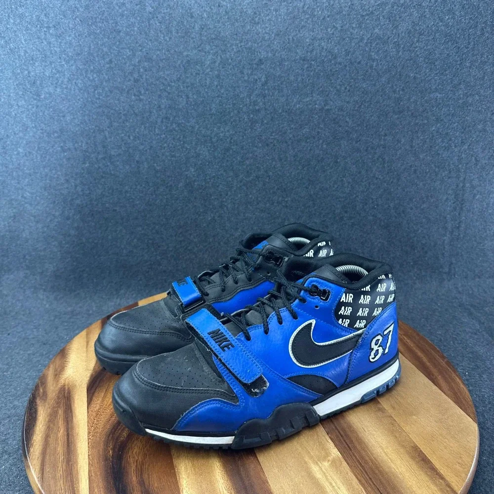 Nike Air Trainer 1 Mid SOA Blue Black Men's Sneakers Sz 10 87 X AQ5099-400